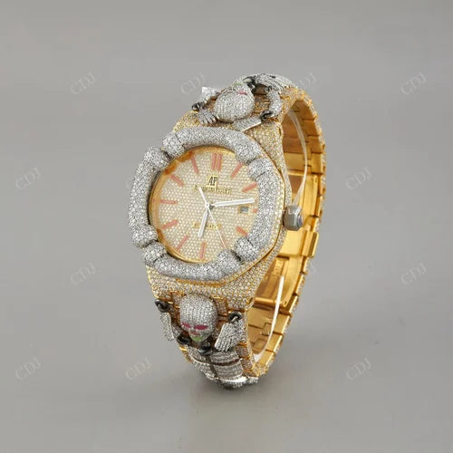 Audemars Piguet Royal Oak VVS Moissanite Diamond Iced Out Customized Watch