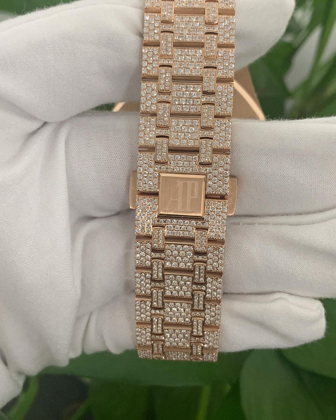 Audemars Piguet Royal Oak VVS Moissanite Diamond Iced Out Watch