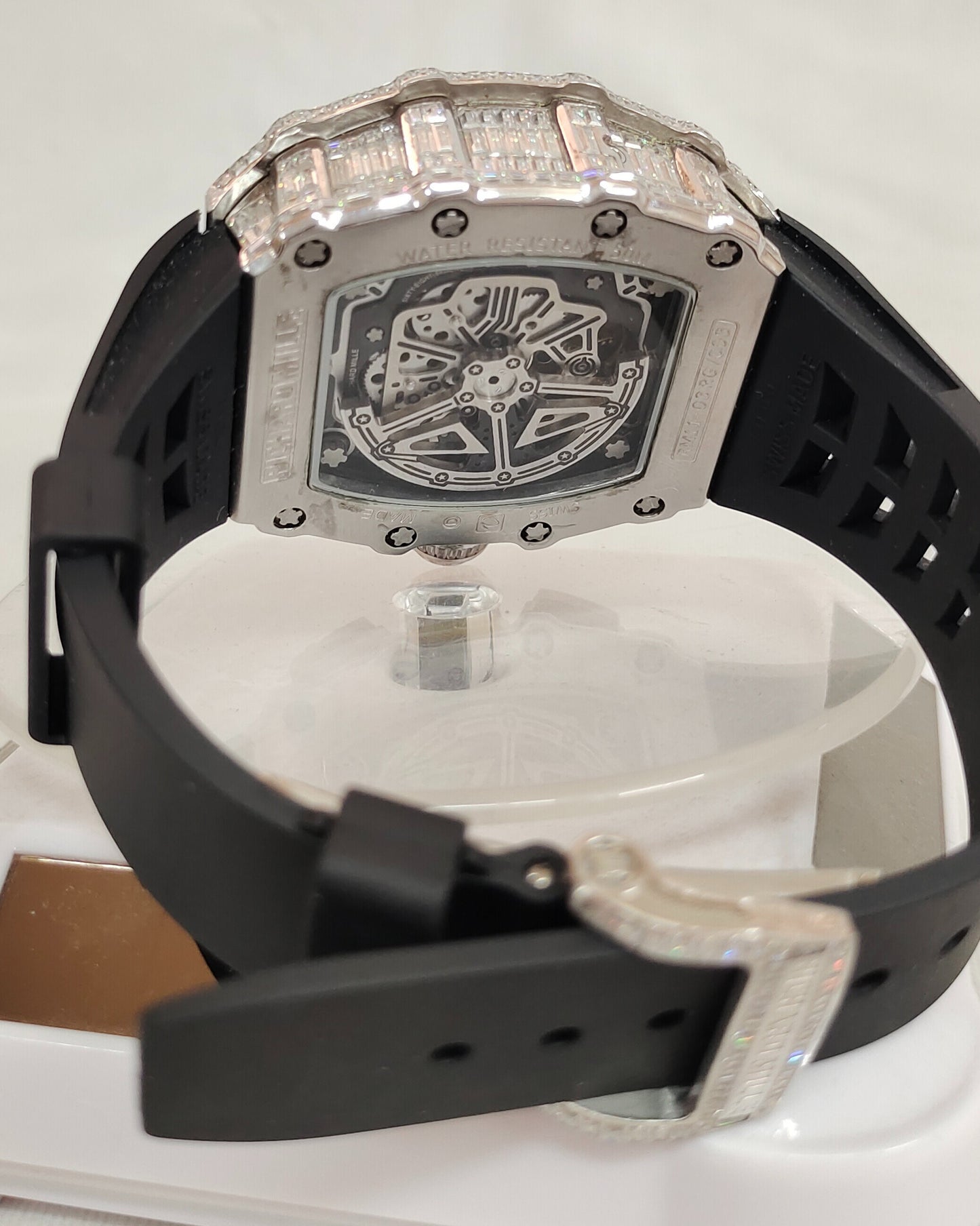 Richard Mille Baguette VVS Moissanite Diamond Iced Out Watch