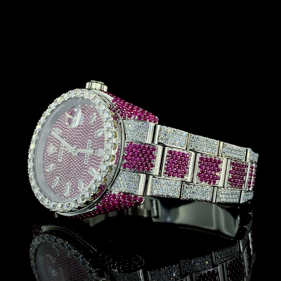 Rolex Datejust Customized VVS Moissanite Diamond Iced Out Watch