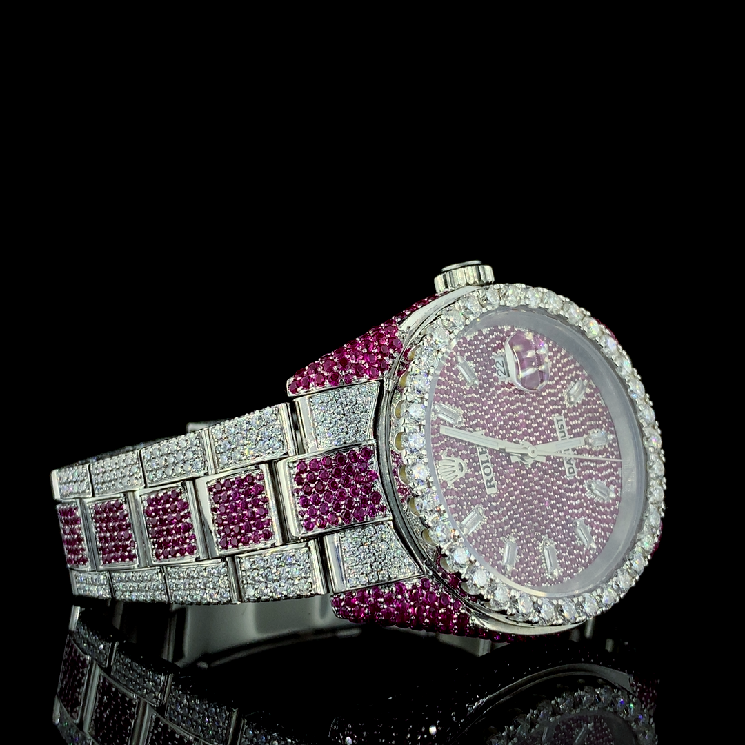 Rolex Datejust Customized VVS Moissanite Diamond Iced Out Watch