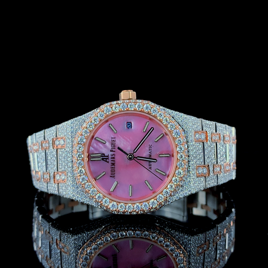 Audemars Piguet Royal Oak 36mm VVS Moissanite Diamond Iced Out Watch