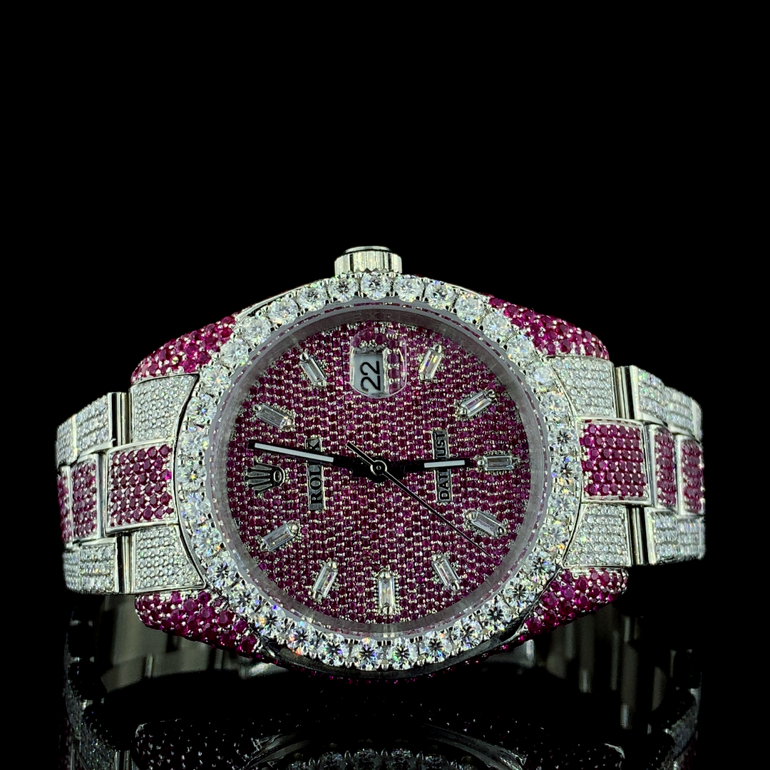 Rolex Datejust Customized VVS Moissanite Diamond Iced Out Watch